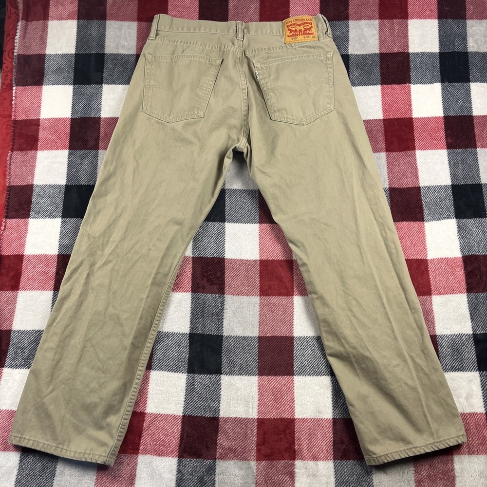 Levis 505 Jeans Mens 36x30 (34x29") Straight Leg Riveted Classic Fit Pants